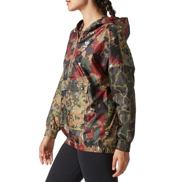 ADIDAS Pharrell Williams Hiking Camo Windbreaker - Picture 3 of 5
